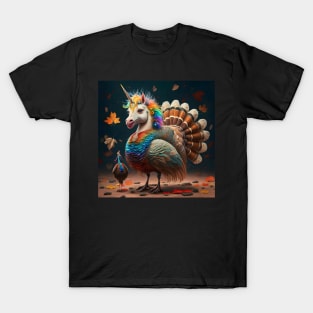 Unicorns Crashing Thanksgiving!!! T-Shirt